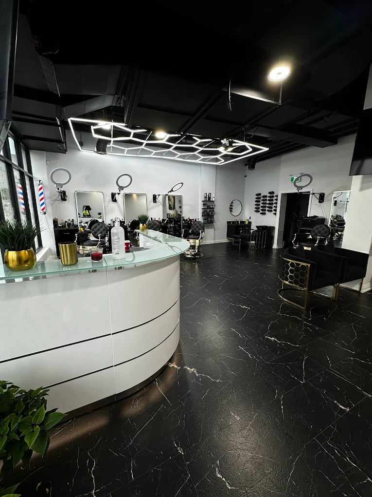 S Blends Barbershop interior in Oakville